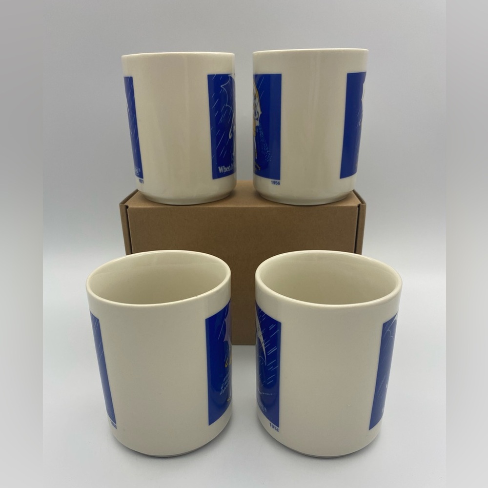 Set of 4 Morton Salt Ceramic Collector Coffee Mugs - Picture 4 of 11